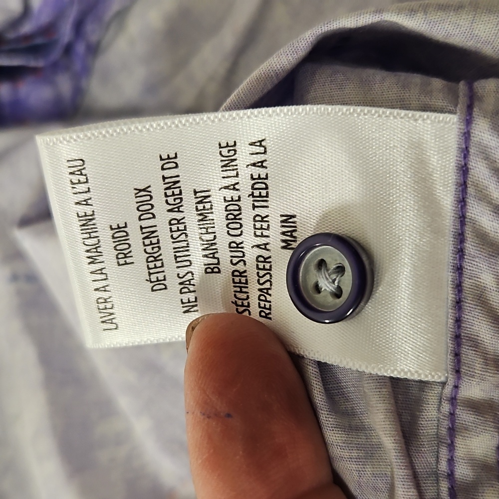 Robert Graham Purple Men's Shirt 4x SUCH AN INTERESTING PRINT! - Picture 9 of 9